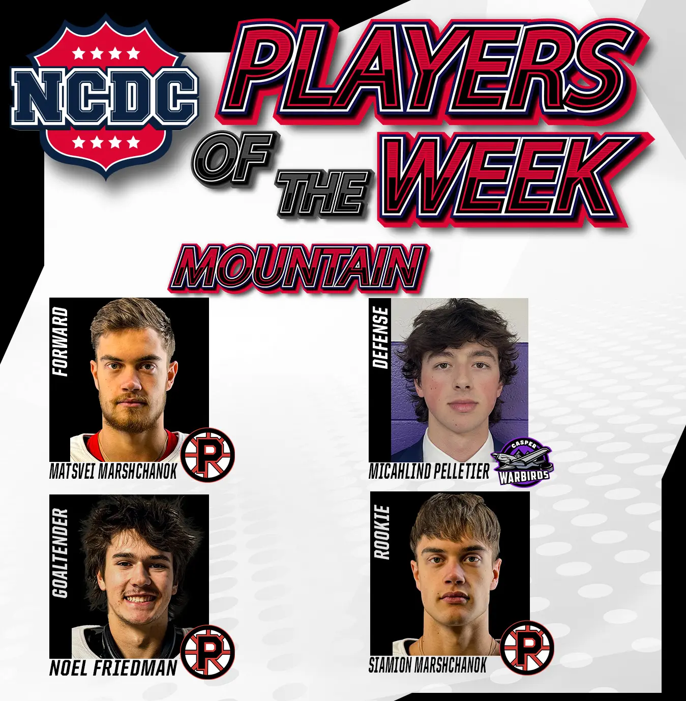 NCDC Mountain Division Players Of The Week: Feb. 18 NCDC Mountain Division Players Of The Week: Feb. 18