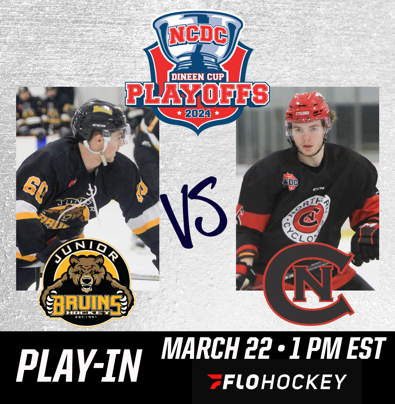 #DineenCupPlayoffs Play-In Game: Boston Junior Bruins vs. Northern Cyclones #DineenCupPlayoffs Play-In Game: Boston Junior Bruins vs. Northern Cyclones