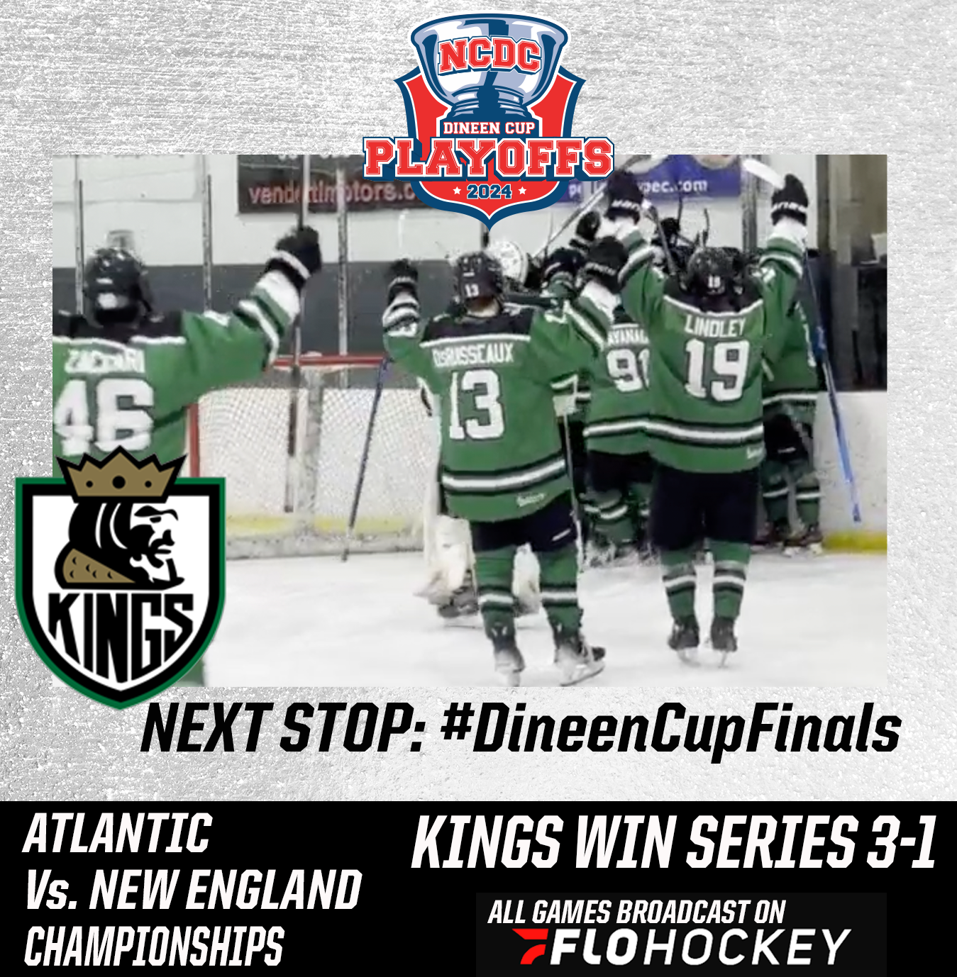 #DineenCupPlayoffs: South Shore Kings Advance to Dineen Cup Finals #DineenCupPlayoffs: South Shore Kings Advance to Dineen Cup Finals