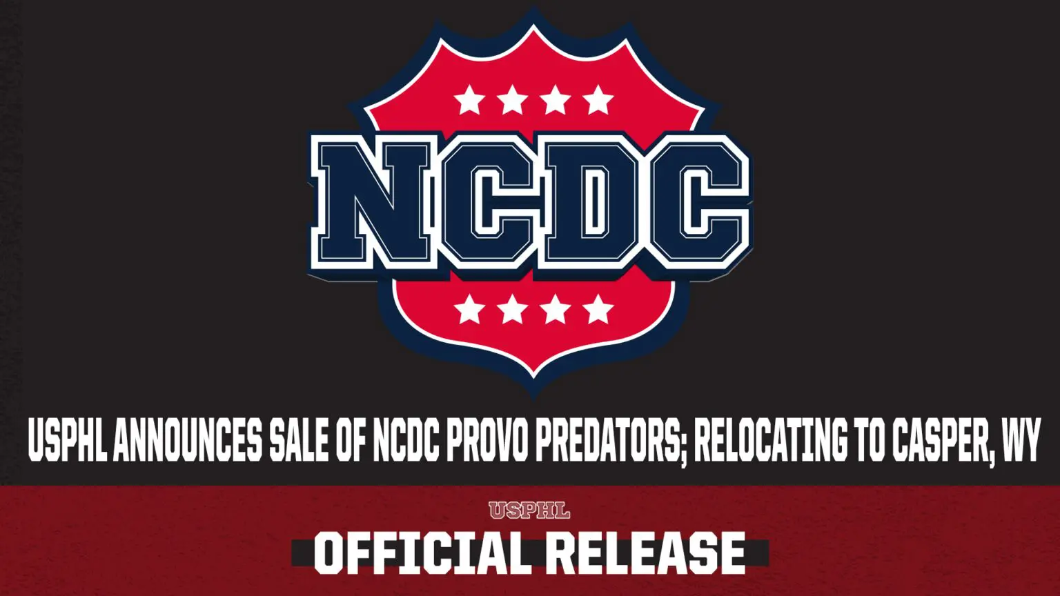 USPHL Announces Sale Of NCDC Provo Predators; Relocating To Casper USPHL Announces Sale Of NCDC Provo Predators; Relocating To Casper
