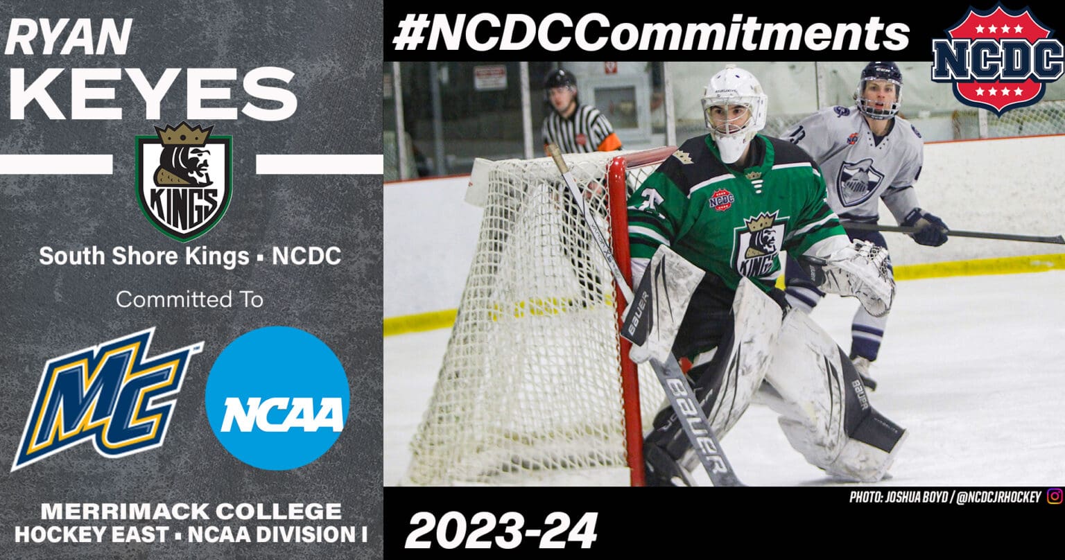 #NCDCCommitments: South Shore Kings Goaltender Keyes Commits To Merrimack College