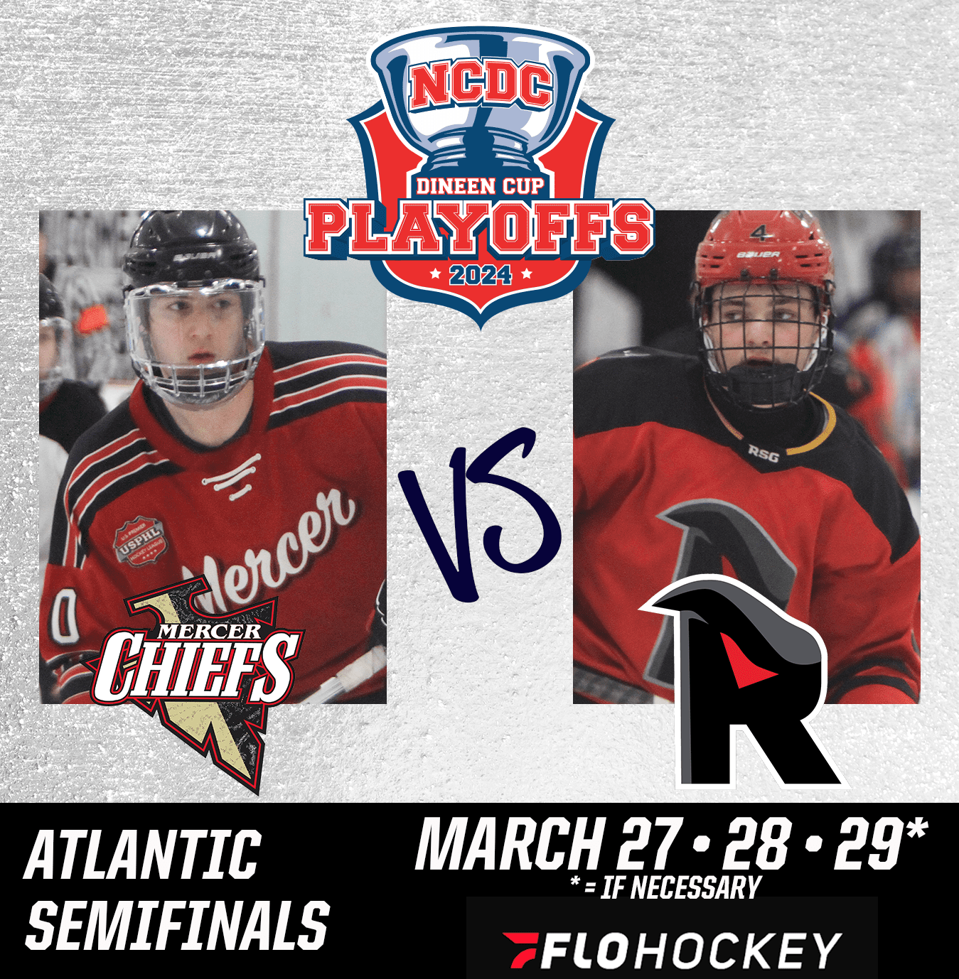 #DineenCupPlayoffs Series Preview: Mercer Chiefs vs. Rockets Hockey Club