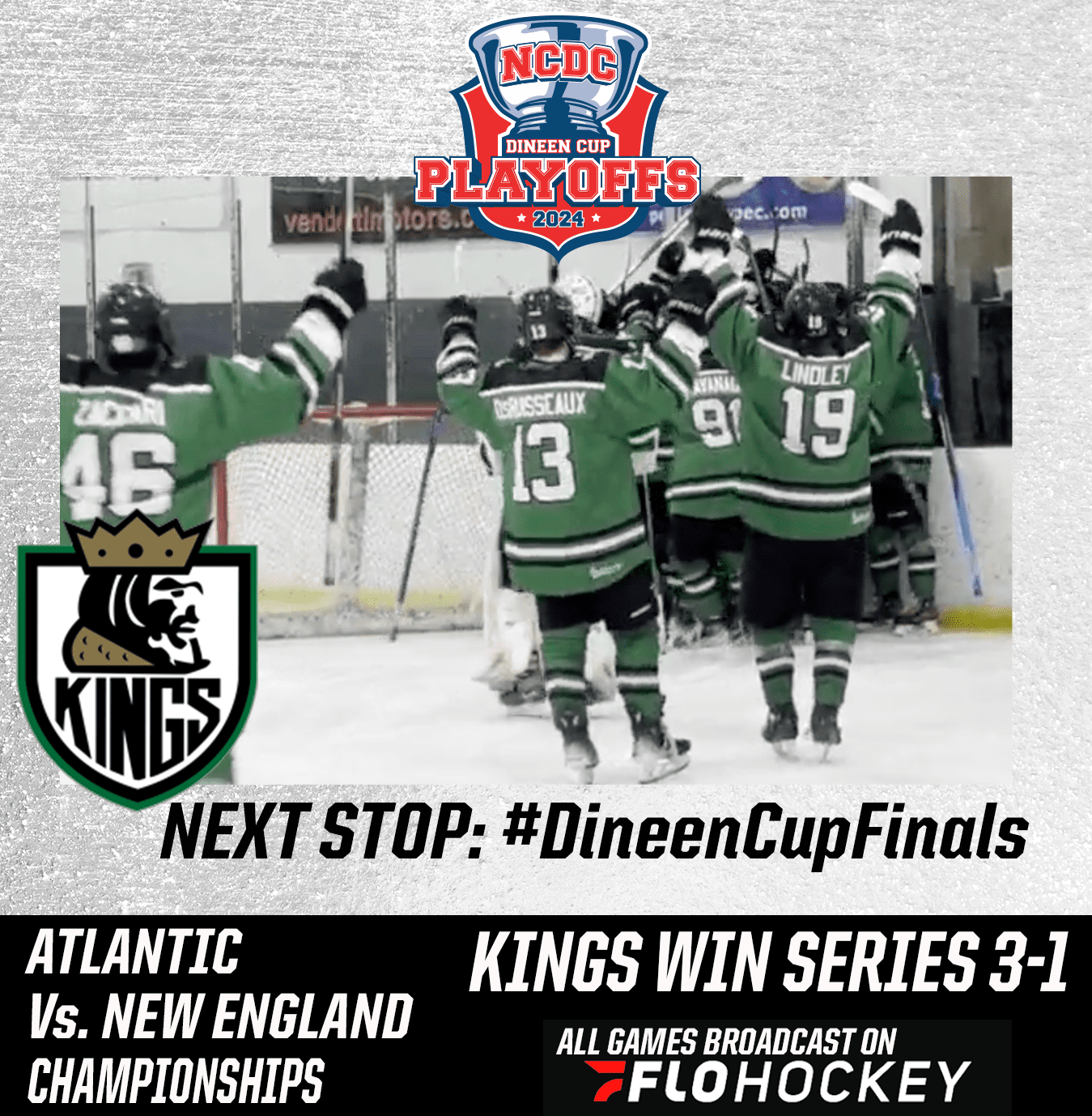#DineenCupPlayoffs: South Shore Kings Advance to Dineen Cup Finals