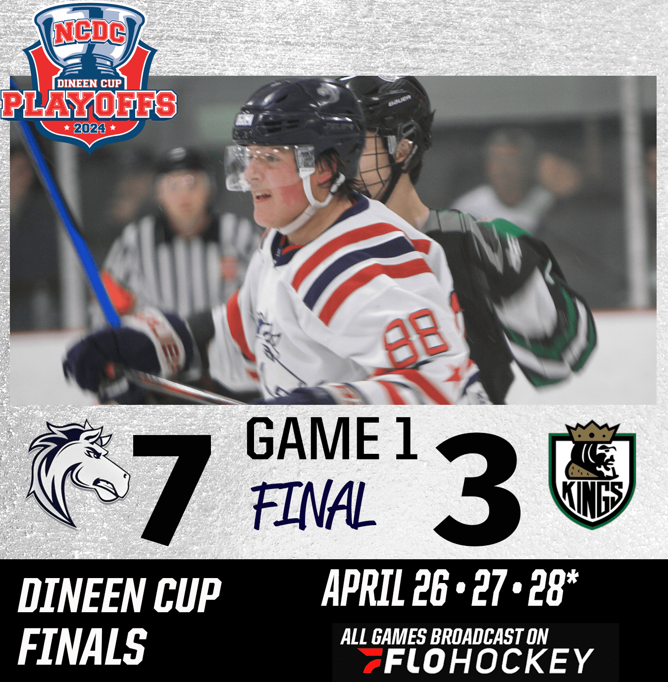 #DineenCupFinals: Ogden Mustangs Win Game 1 By 7-3 Score