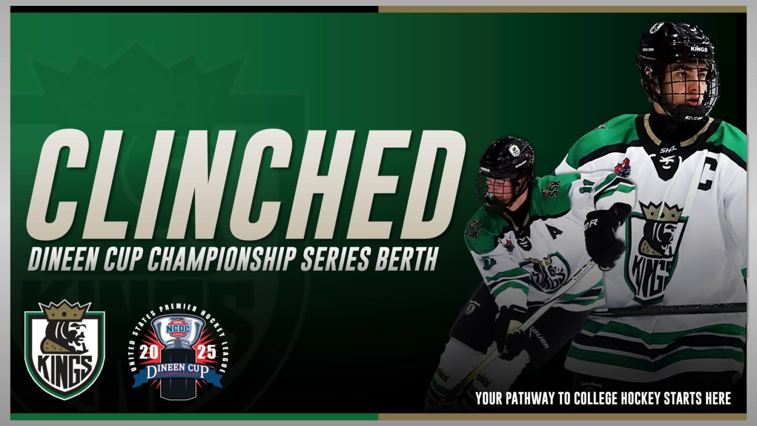 South Shore Kings Earn Automatic Berth To Dineen Cup Championship Series