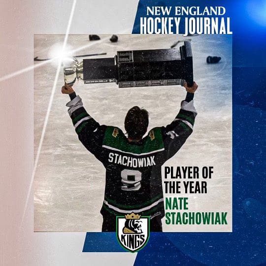 Kings' Stachowiak Wins NE Hockey Journal Award