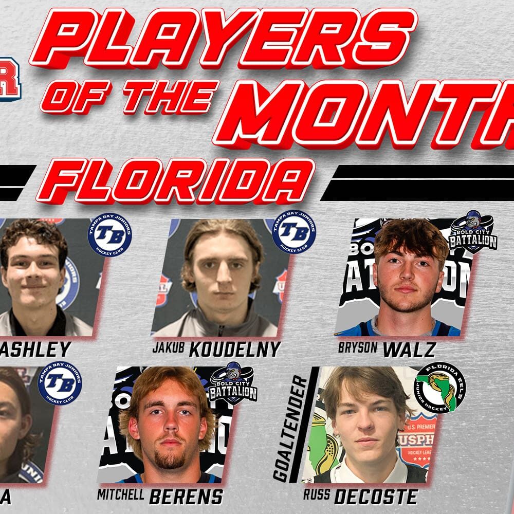 USPHL Premier Florida Division Players Of The Month: November 2024