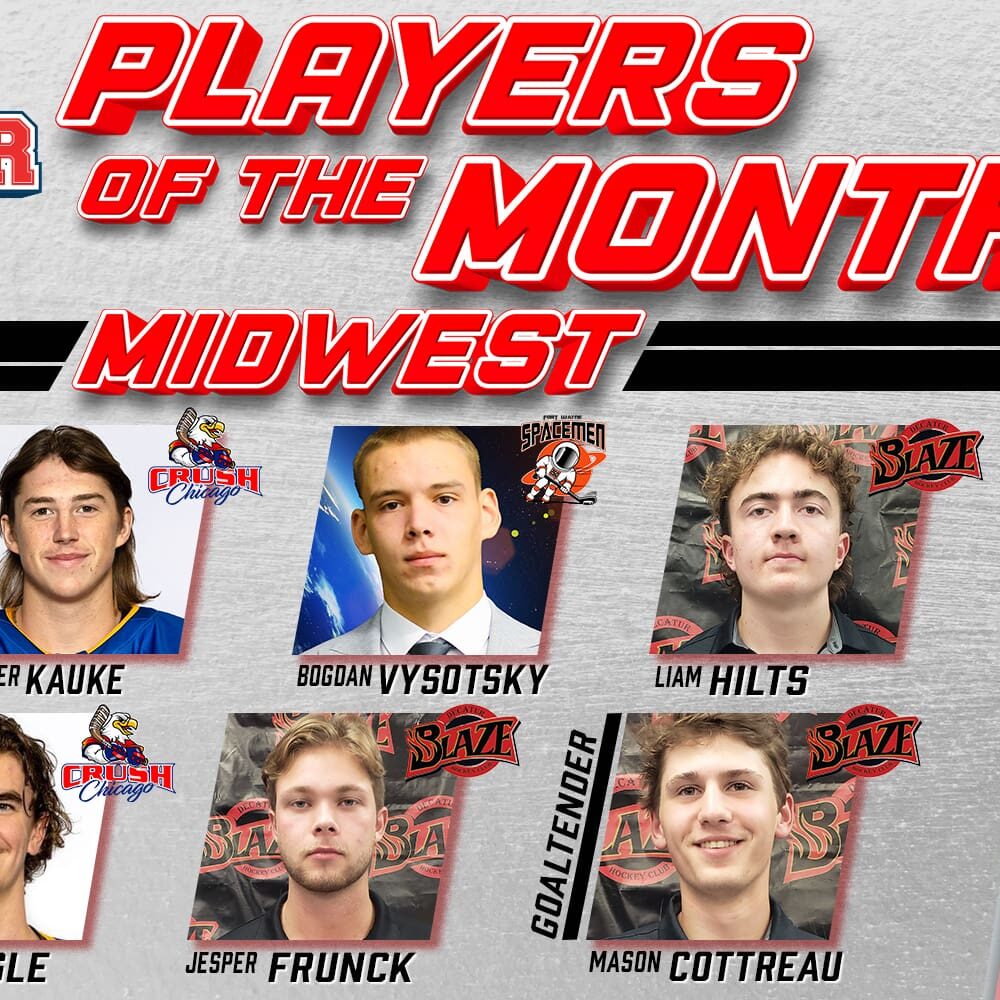 USPHL Premier Midwest Division Players Of The Month: December 2024