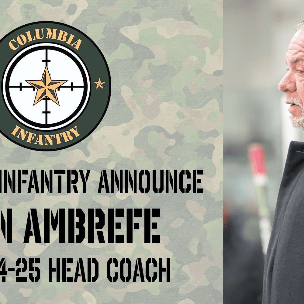 Columbia Infantry Announce John Ambrefe As 2024-25 Head Coach