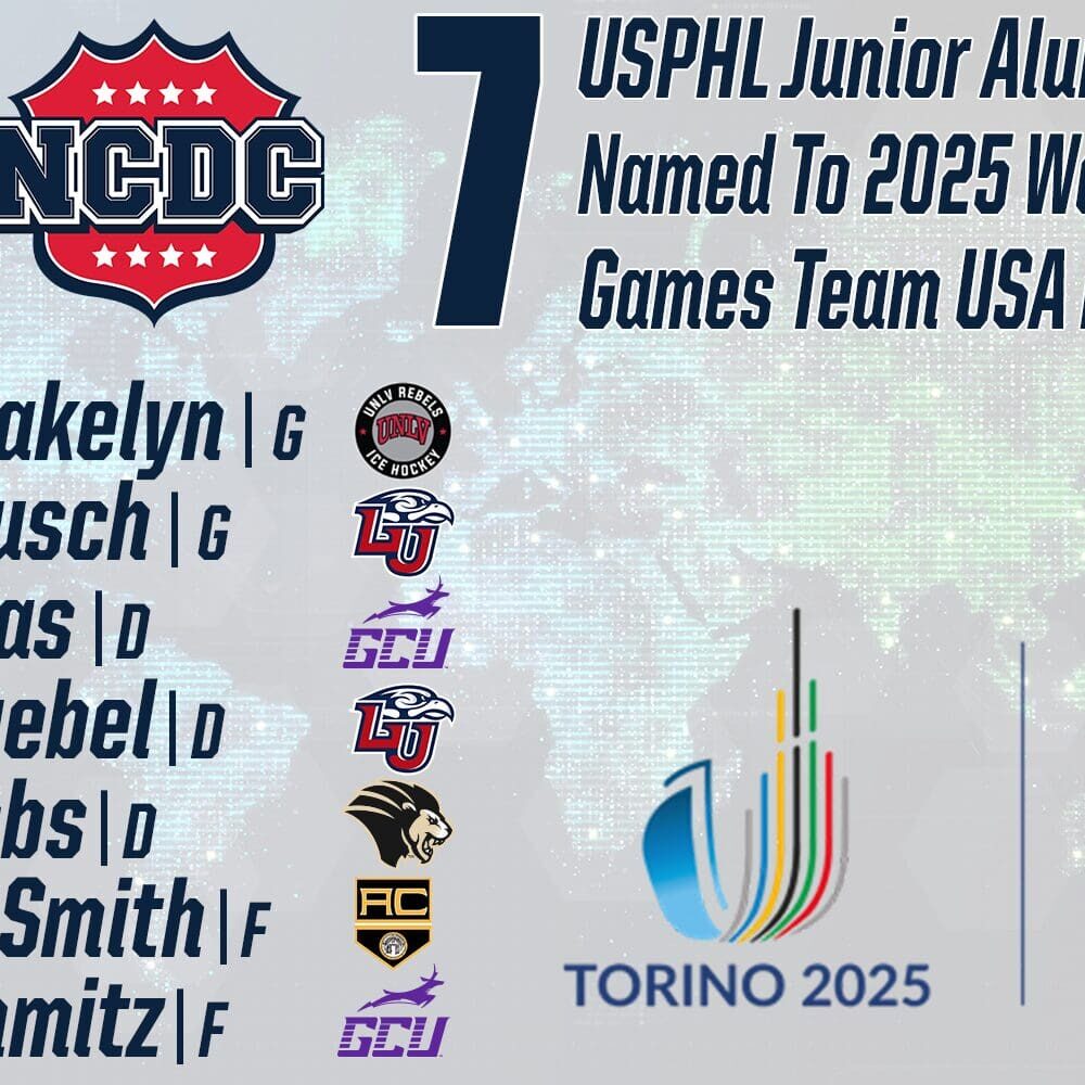 Seven USPHL Junior Alumni Named To Team USA Roster For 2025 World University Games