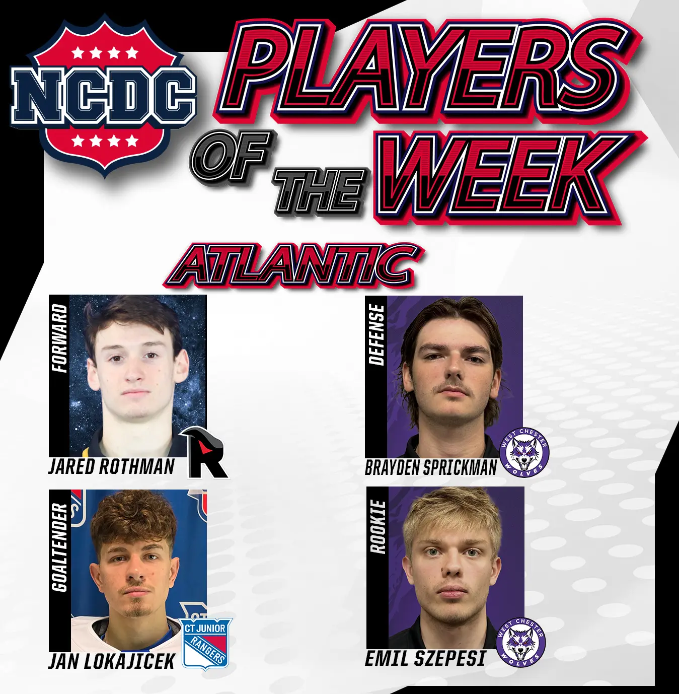 NCDC Players Of The Week: Atlantic Division NCDC Players Of The Week: Atlantic Division