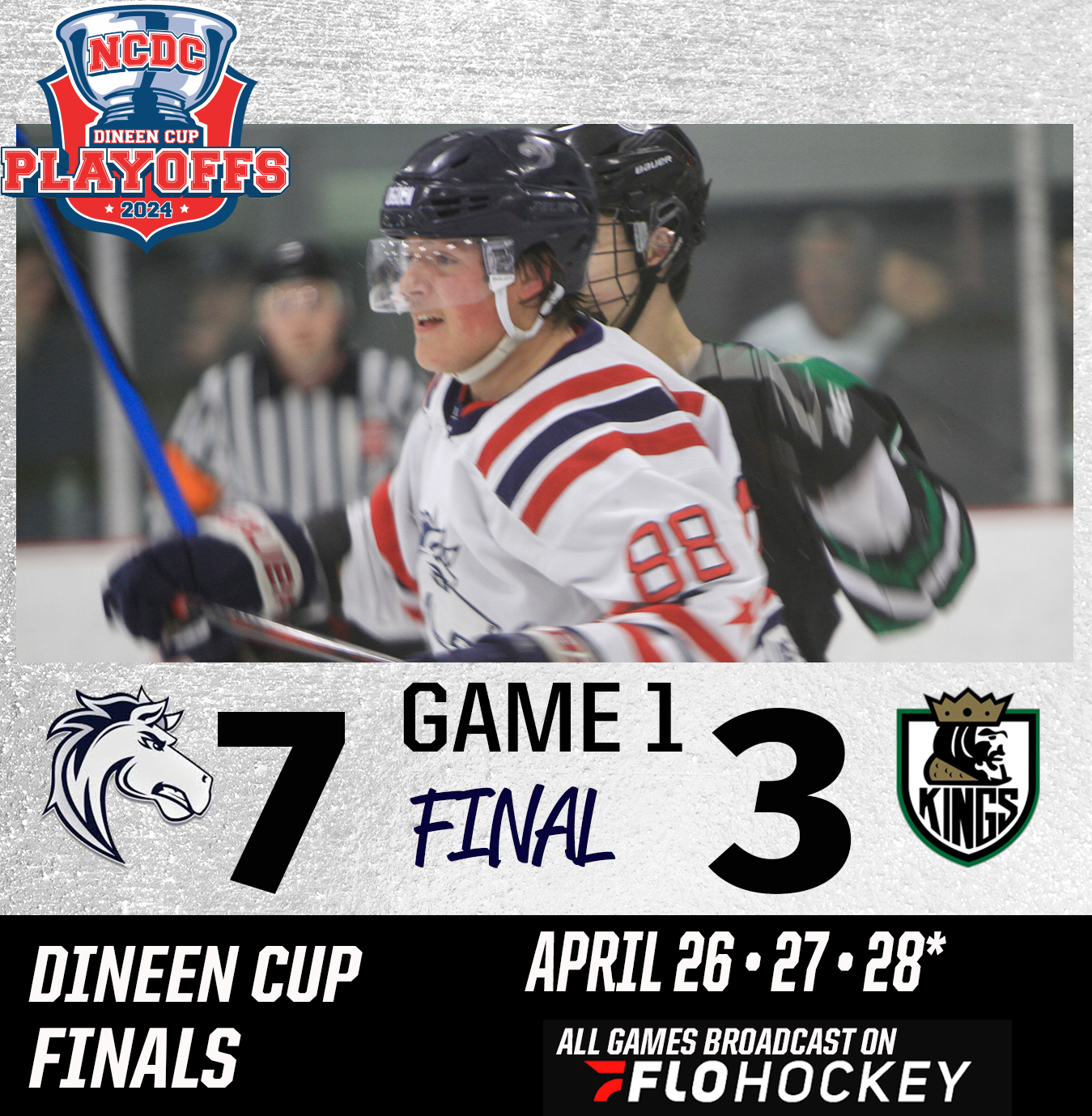 #DineenCupFinals: Ogden Mustangs Win Game 1 By 7-3 Score #DineenCupFinals: Ogden Mustangs Win Game 1 By 7-3 Score
