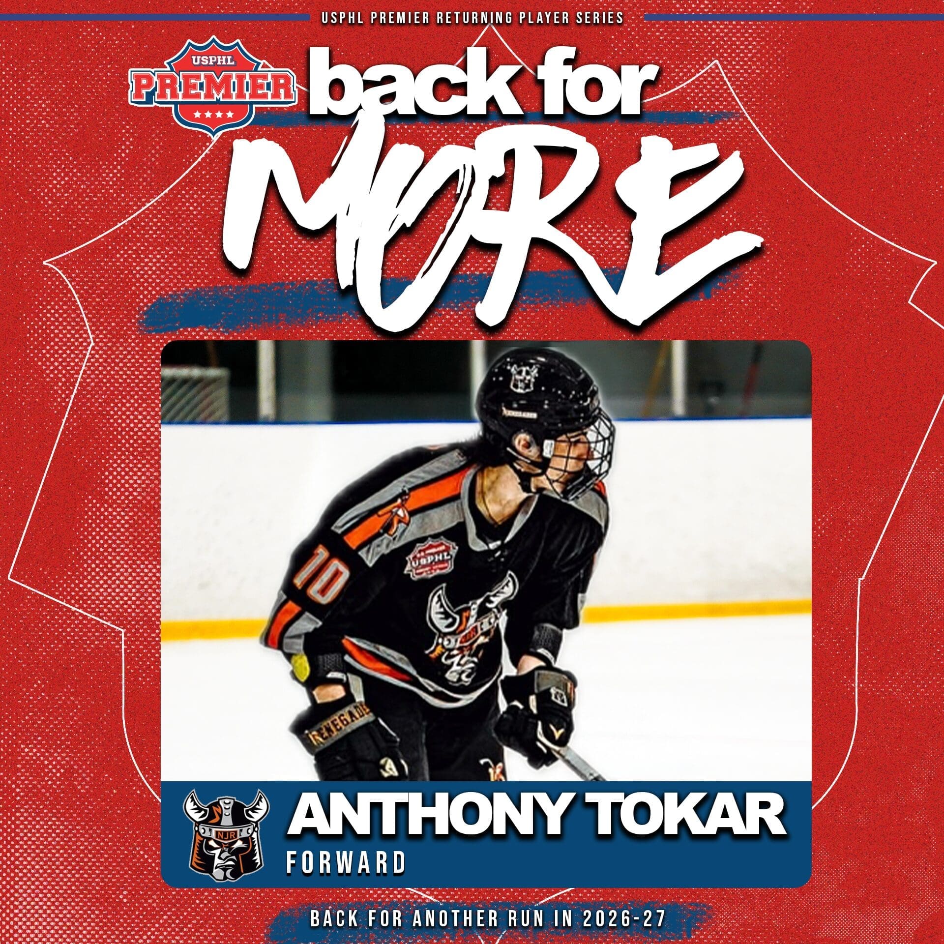 Back For More: NJ Renegades Anthony Tokar