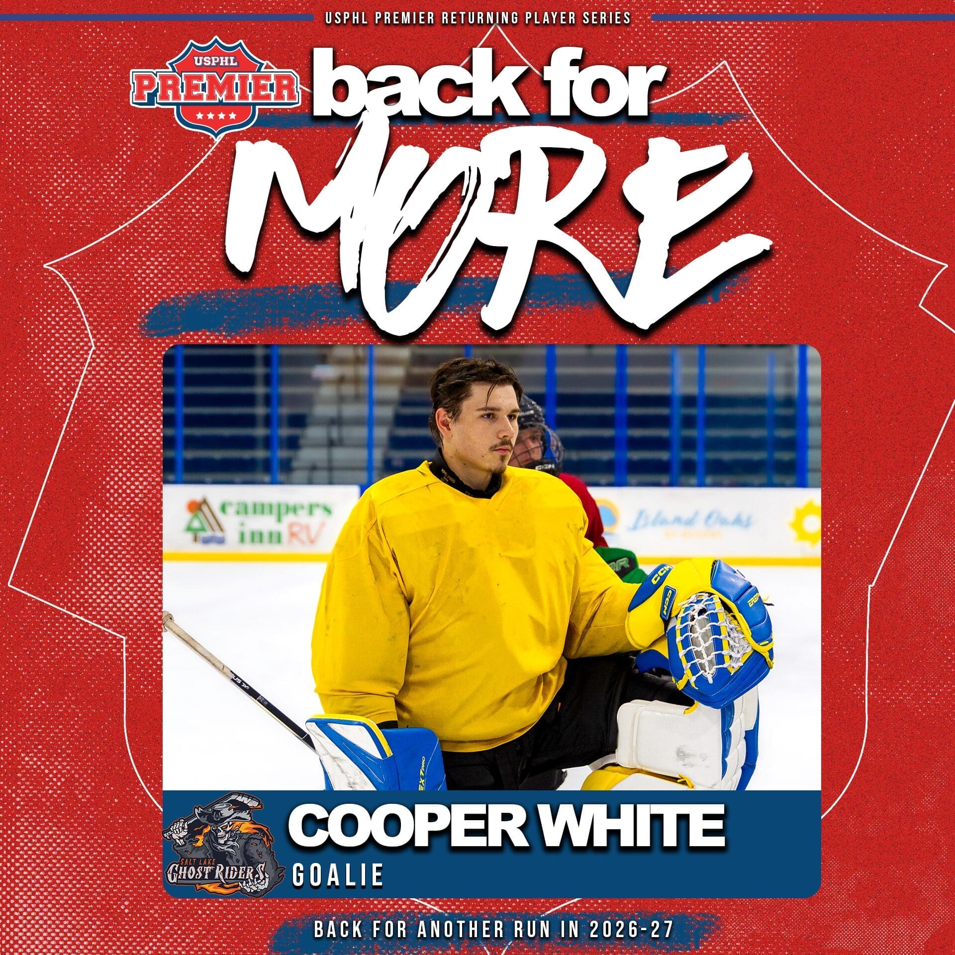 Back For More: Salt Lake Ghost Riders Cooper White 