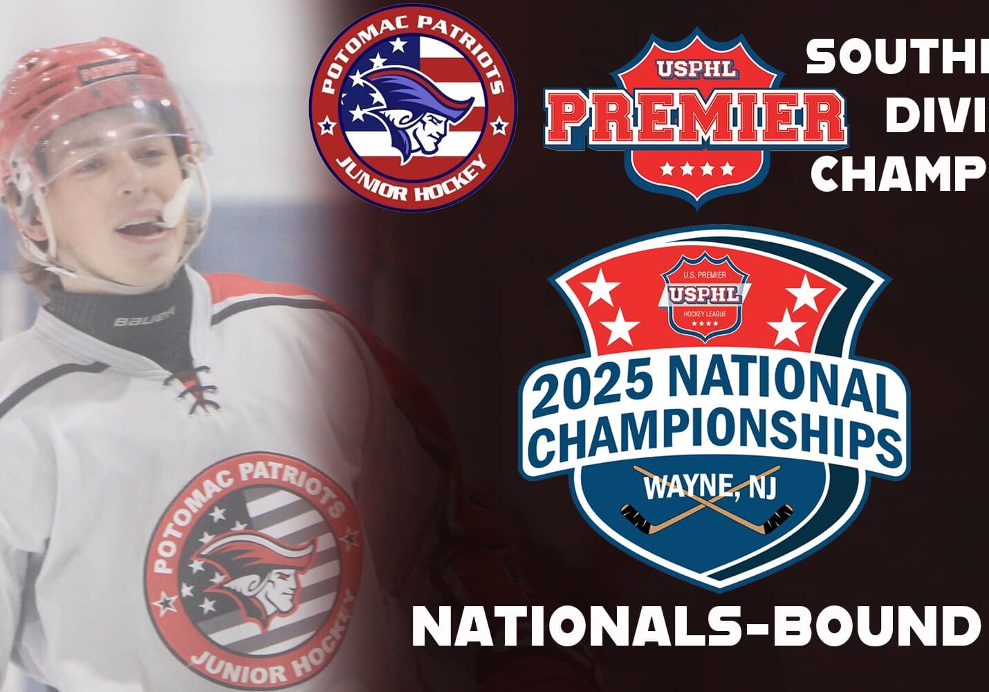 Potomac Patriots Earn First Premier 2025 USPHL Nationals Berth