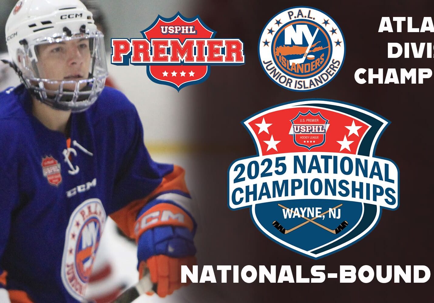 P.A.L. Jr. Islanders Win Atlantic Division Championship To Earn First Berth To Nationals