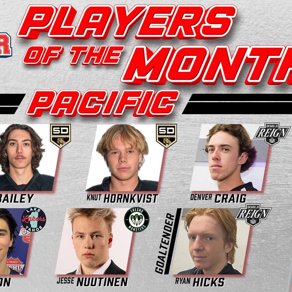 USPHL Premier Pacific Division Players Of The Month: November 2024