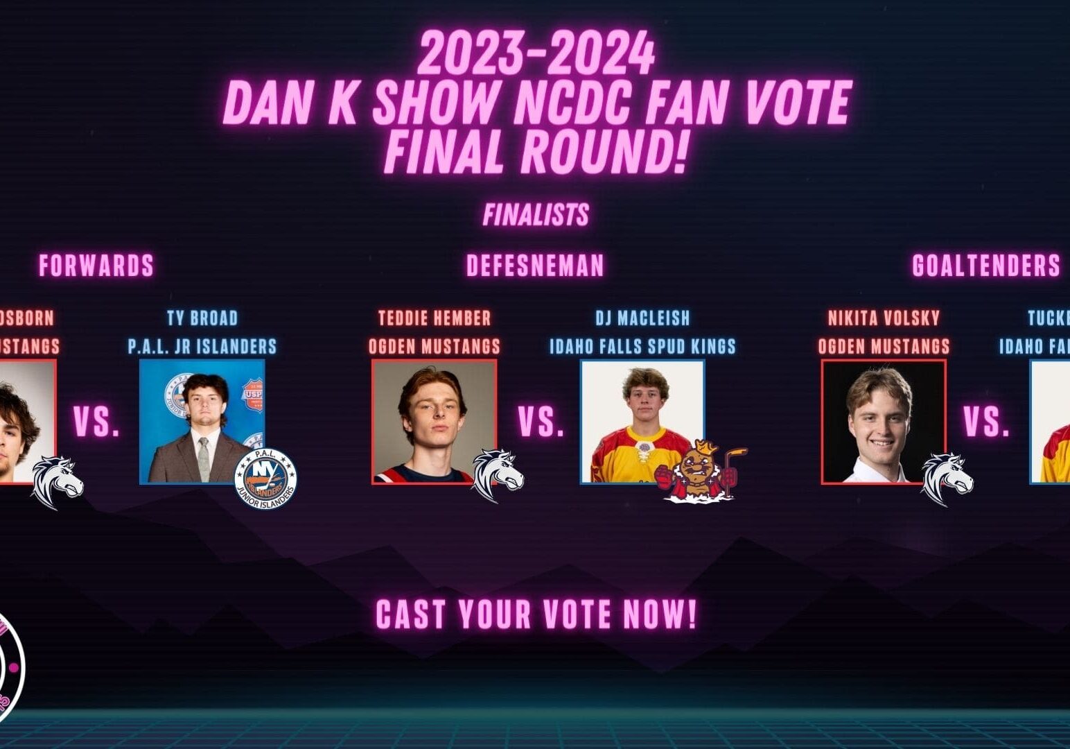 The Dan K Show NCDC Fan's Choice Awards Final Voting Begins